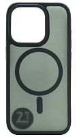 Силиконовый чехол HOCO для Apple iPhone 15 Pro Anti-fall Flexible Airbag Magnetic Case черный