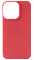 Силиконовый чехол для Apple iPhone 13 Pro матовый красный
