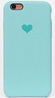 Задняя накладка Soft Touch Love для Apple Iphone 6/6S мятный