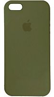 Задняя накладка Soft Touch для Apple iPhone 5/5S/SE оливковый