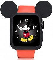 Чехол для часов для Apple Watch 42mm Mickey Mouse чёрный