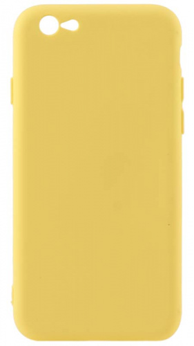 Силиконовый чехол Soft Touch для Apple Iphone 6/6S желтый