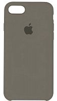 Задняя накладка Soft Touch для Apple iPhone 7/8 серо-коричневый