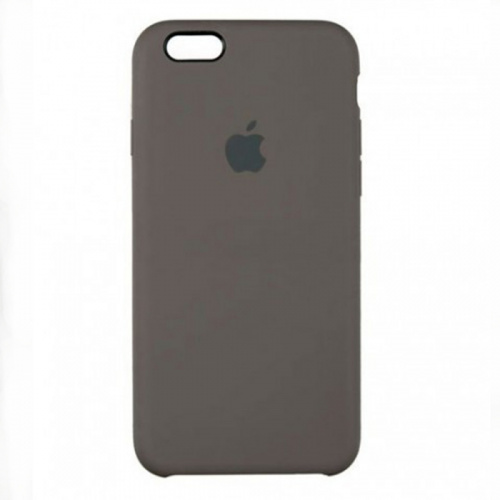 Задняя накладка Soft Touch для Apple iPhone 6/6S темно-серый