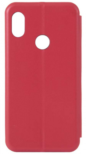 Чехол-книга OPEN COLOR для Xiaomi Redmi Note 6 Pro красный фото 2