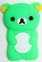 Силиконовый чехол для iPod nano 7 медвежонок зеленый