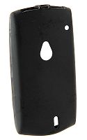 Силиконовый чехол Sony Xperia Neo L/MT25i матовый черный