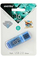 16GB флэш драйв Smart Buy Glossy Series, Blue SB16GBGS-B