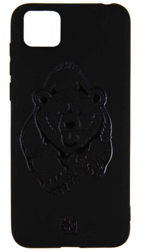 Силиконовый чехол для Huawei Honor 9S black Медведь