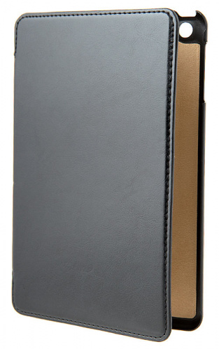 Чехол книга iPad mini кожа Вид 1 черный