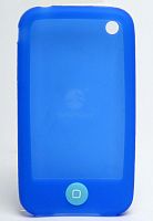 Силиконовая накладка для iPhone 3G/3GS Вид 2 синяя