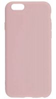 Силиконовый чехол для Apple iPhone 6/6S матовый бледно-розовый