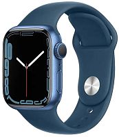 Ремешок на руку для Apple Watch 42/44/45/49mm HOCO, WA01 Flexible, силикон синий
