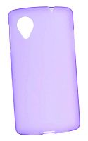 Силикон LG Nexus 5 матовый фиолетовый