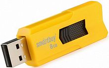 8GB флэш драйв Smart Buy STREAM, желтый