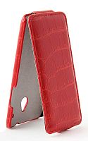 Чехол-книжка Armor Case HTC One mini crocodile red