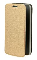 Горизонтальный чехол-книжка для  LG G2 Mini "Pudini Rain Case" (Золотой)