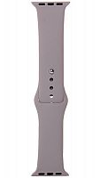 Ремешок на руку для Apple Watch 42-44mm силиконовый Sport Band серый