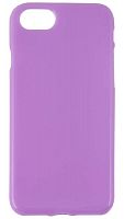 Силиконовый чехол для Apple iPhone 7/8 глянцевый фиолетовый