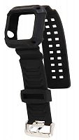Ремешок на руку для Apple Watch 38mm силиконовый TPU ремешок +  Case черный