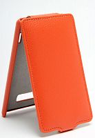 Чехол футляр-книга Art Case для LG P705 Optimus L7 (оранжевый)