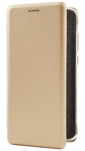 Чехол-книга OPEN COLOR для Xiaomi Redmi Note 8 Pro золотой