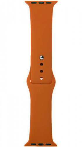 Ремешок на руку для Apple Watch 38-40mm силиконовый Sport Band янтарный