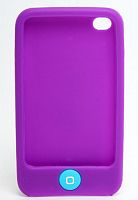 Силиконовый кейс iPod Touch 4 фиолетовый