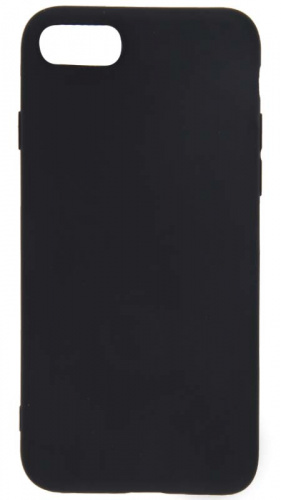 Силиконовый чехол для Apple iPhone 7/8 матовый чёрный