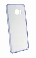 Силиконовый чехол для Samsung Galaxy Note 5 с жёсткой основой прозрачно-фиолетовый