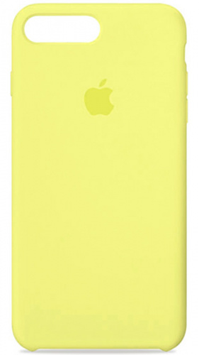 Задняя накладка Soft Touch для Apple iPhone 7 Plus/8 Plus лимонный