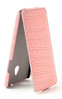 Чехол-книжка Armor Case HTC One mini crocodile pink