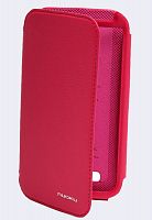 Чехол футляр-книга Nuoku для Samsung GT-I9500 Galaxy S IV (Grace series кожа розовая)