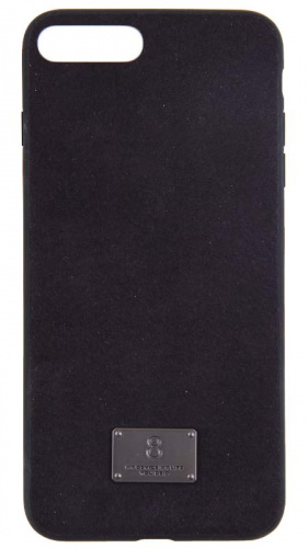 Силиконовый чехол WK для Apple iPhone 7 Plus/8 Plus замша чёрный