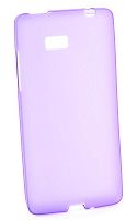 Силикон HTC Desire 600 матовый фиолетовый
