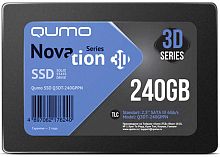 Накопитель SSD 240GB QUMO Novation TLC 3D (Q3DT-240GPBN/GPPN) 2,5"/7 mm R/W 560/540