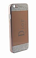 Накладка со стразами Dior для IPhone 6/6S золото