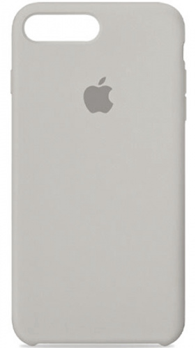 Задняя накладка Soft Touch для Apple iPhone 7 Plus/8 Plus светло-серый
