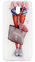 Силиконовый чехол для Xiaomi Redmi 8A Девушки Chanel