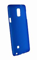 Силиконовый чехол Samsung N9106 Galaxy Note4 матовый синий