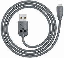 Кабель USB - Apple 8 pin HOCO KX1 1.0м 2.1A серый