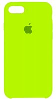 Задняя накладка Soft Touch для Apple iPhone 7/8 неоновый салатовый