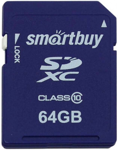 64GB карта памяти SDXC SmartBuy class10 U3 SB64GBSDXC10U3