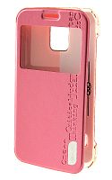 Чехол футляр-книга Usams для Samsung G870 Galaxy S V Active с окном (розовый (Merry Series))