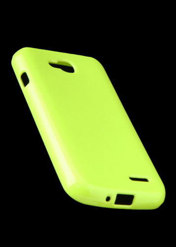 Силиконовый чехол для LG L90 D410 Dual глянцевый (зелёный)