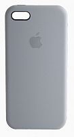 Задняя накладка Soft Touch для Apple iPhone 5/5S/SE платиновый серый