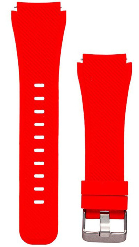 Ремешок на руку BW014 22mm универсальный силиконовый красный