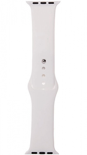 Ремешок на руку для Apple Watch 38-40mm силиконовый Sport Band белый