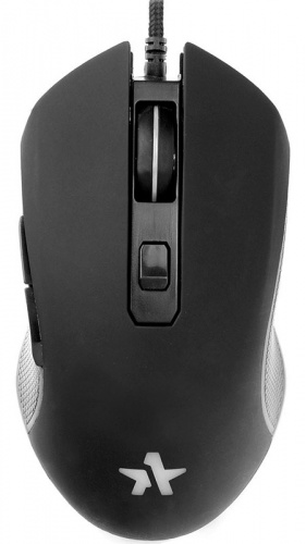 Мышь игровая Гарнизон GM-780G, черн., 2400 DPI, 6 кн, RGB, soft touch, каб.1.5м