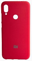 Силиконовый чехол Soft Touch для Xiaomi Redmi 7 красный
